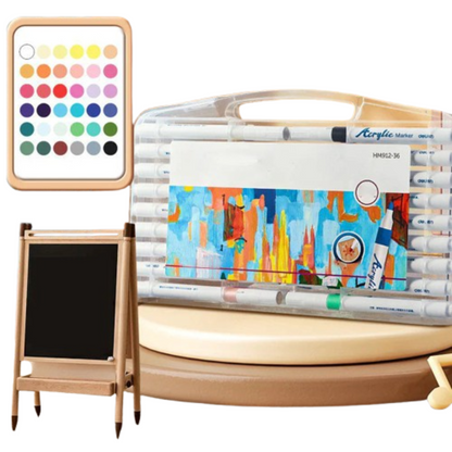 DoodleDrive Acrylmarker Set – Malen auf Allen Flächen – Ab 3 Jahren