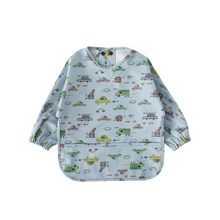 Waterdichte babyslab met lange mouwen in Motor Mischief