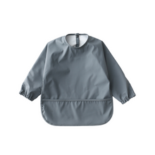 Waterdichte babyslab met lange mouwen in Shadow Slate