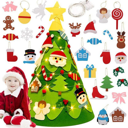 3D ChristmasCraft - DIY 3D-Weihnachtsbaum-Bastelarbeiten für Kinder