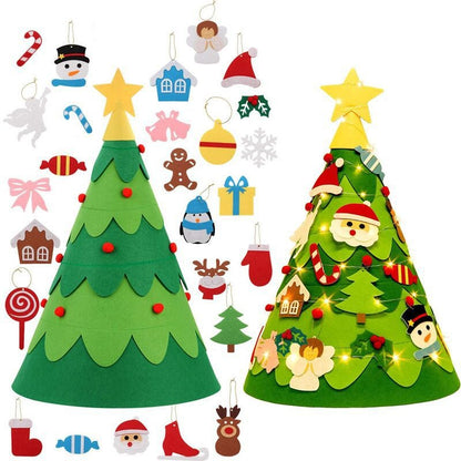 3D ChristmasCraft - DIY 3D-Weihnachtsbaum-Bastelarbeiten für Kinder