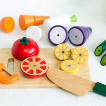 CuttiChop – Holzschneide-Gemüseset | Spielküche | Montessori | 2–6 Jahre