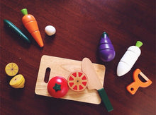 CuttiChop – Holzschneide-Gemüseset | Spielküche | Montessori | 2–6 Jahre