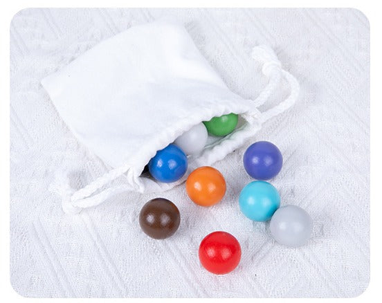 WoodsMatch – Holzfarben-Sortierspiel für Kinder ab 3 Jahren – Fördert Denkfähigkeiten