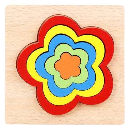 ShapeSort - Holz Montessori Puzzle-Spiel