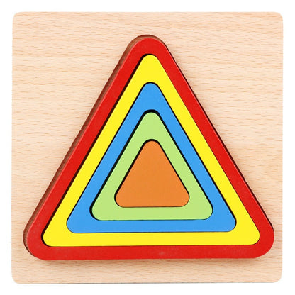 ShapeSort - Holz Montessori Puzzle-Spiel