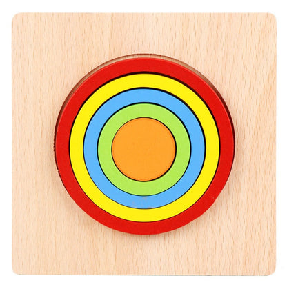ShapeSort - Holz Montessori Puzzle-Spiel