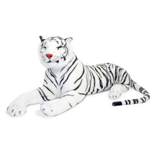 Witte tijger, gigantische knuffel