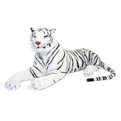 Witte tijger, gigantische knuffel
