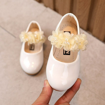 Meisjes parelbloem kant prinses antislip sandalen