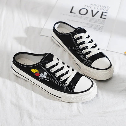 Klassieke Mickey Low Top Canvas Sneakers