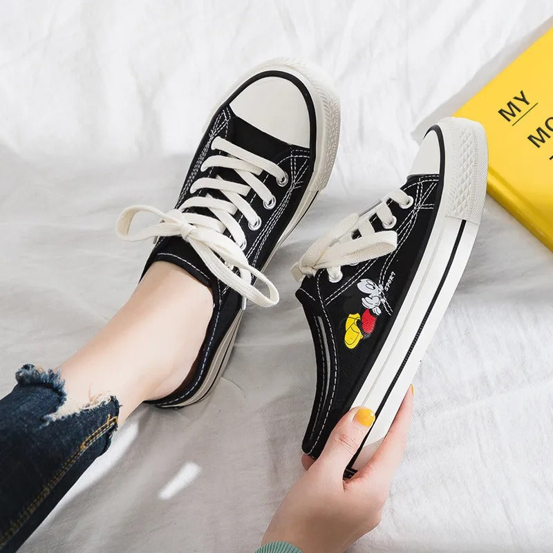 Klassieke Mickey Low Top Canvas Sneakers