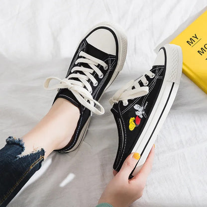 Klassieke Mickey Low Top Canvas Sneakers