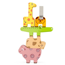 ZooTowers – Holz-Stapelspielzeug mit Tieren – Lernspiel ab 3 Jahren