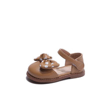 Retro-stijl vlinderdas sandalen met zachte zool