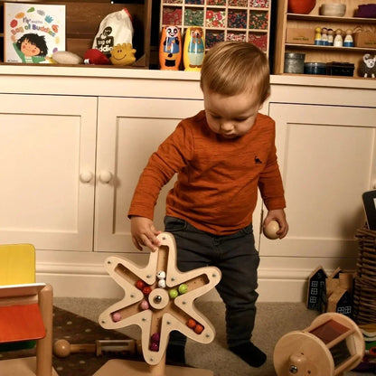 BellBlossom – Houten Roterend Jinglebel Wiel voor Baby’s & Peuters