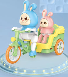 BunnyCruze Aufziehbares Hasenspielzeug-Set mit Rollaktion – Ab 3 Jahren