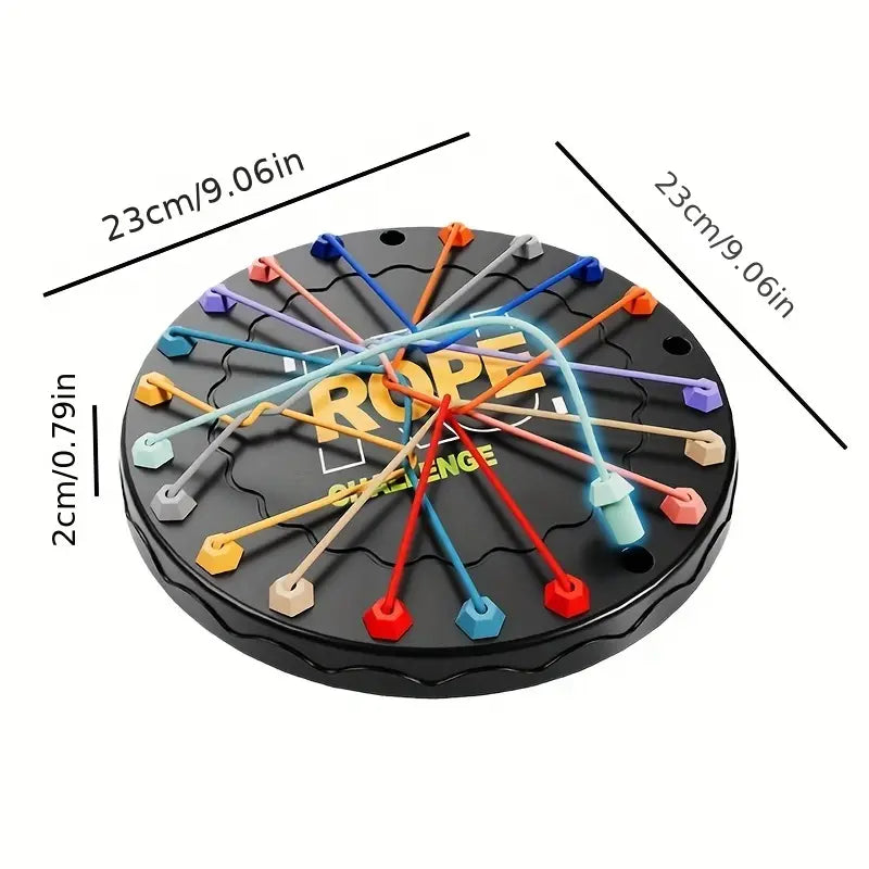 KnotKraze – Seilpuzzle-Spiel für Kinder ab 6 Jahren – Stärkt logisches Denken & Feinmotorik