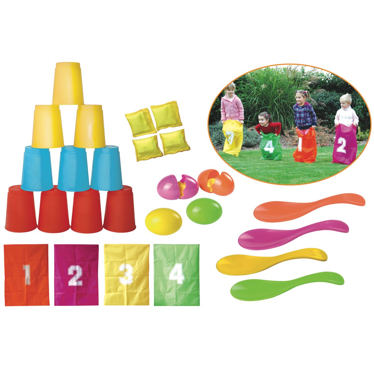 Kinderfeestspel Schoolsportspelset