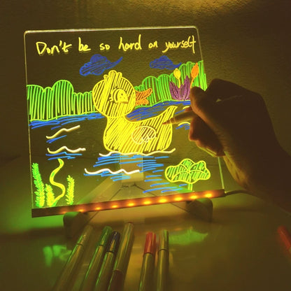 LumiBoard - Kreative wiederbeschreibbare LED-Platine aus Acryl