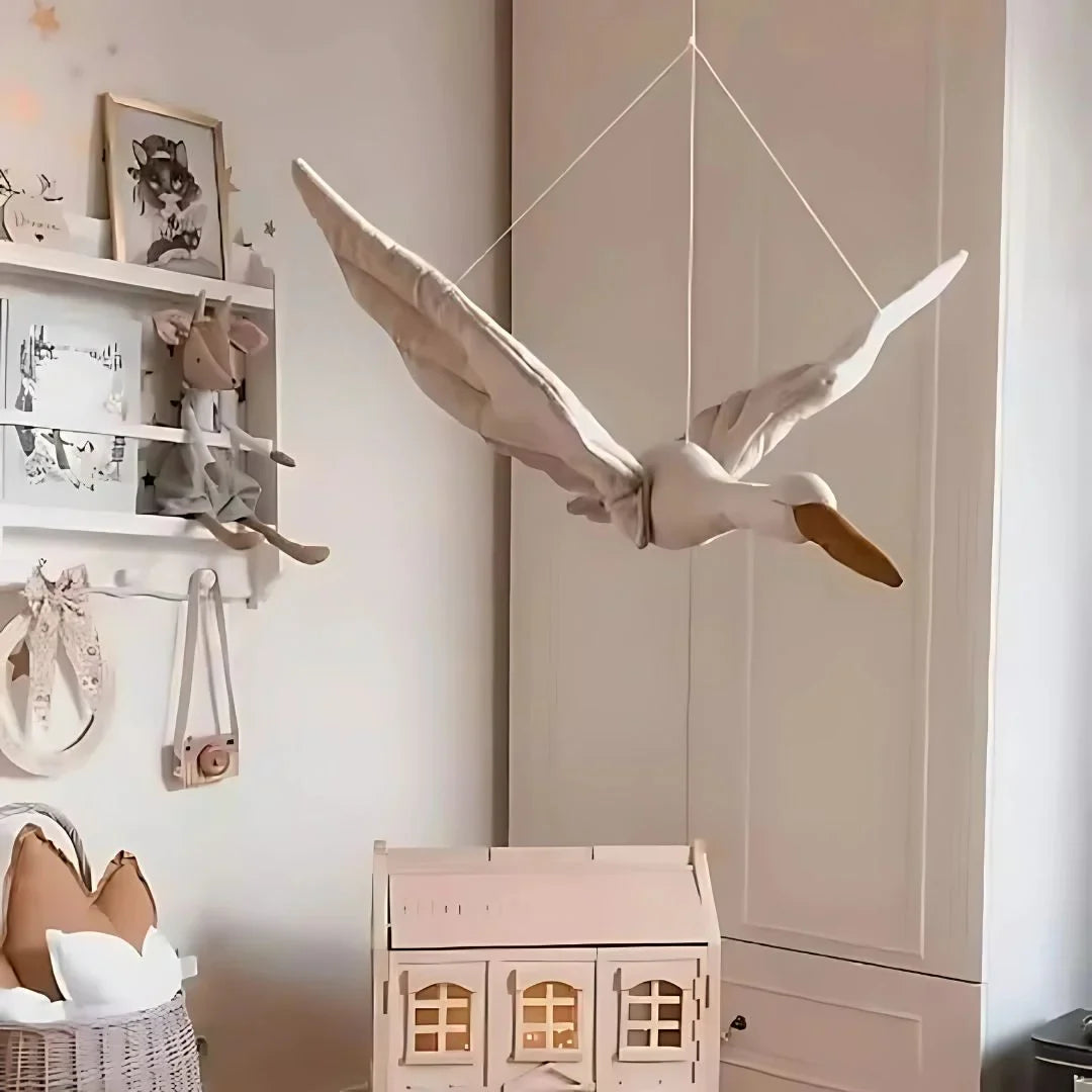 DreamSwan – Weiche Hängende Schwan Deko fürs Kinderzimmer