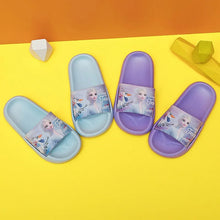 Zomer Elsa en Olaf Cartoon Platte Pantoffels