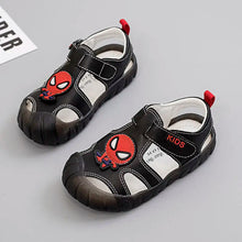 Spiderman geïnspireerde open sandalen