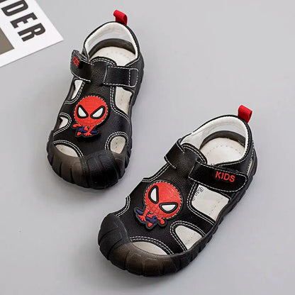 Spiderman geïnspireerde open sandalen