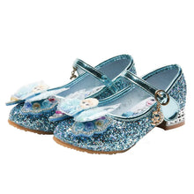 Designer Crystal Elsa Casual lage hak sandaal