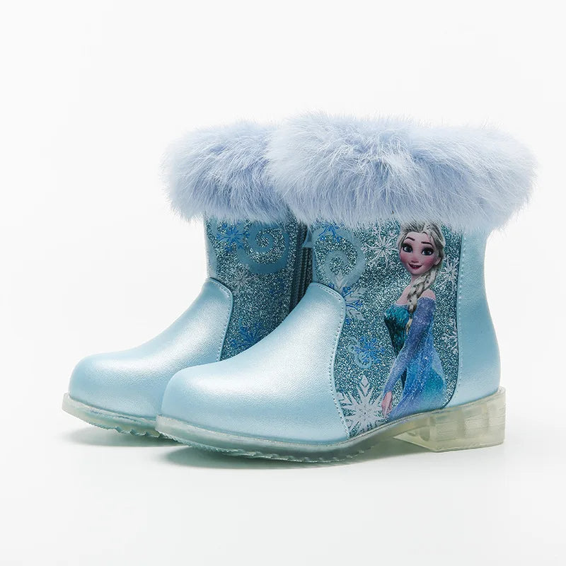 Frozen Elsa Glitter Frost Boots