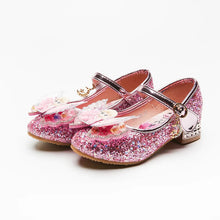 Designer Crystal Elsa Casual lage hak sandaal