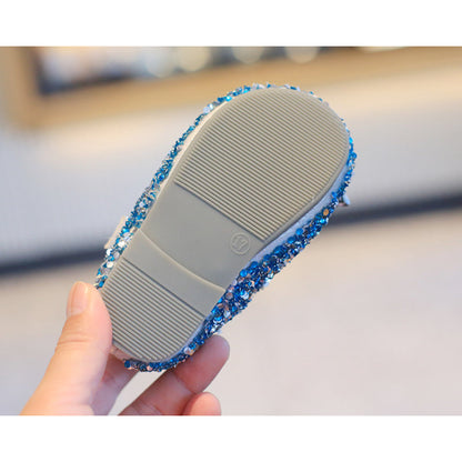 Glinsterende antislip kristallen sandalen