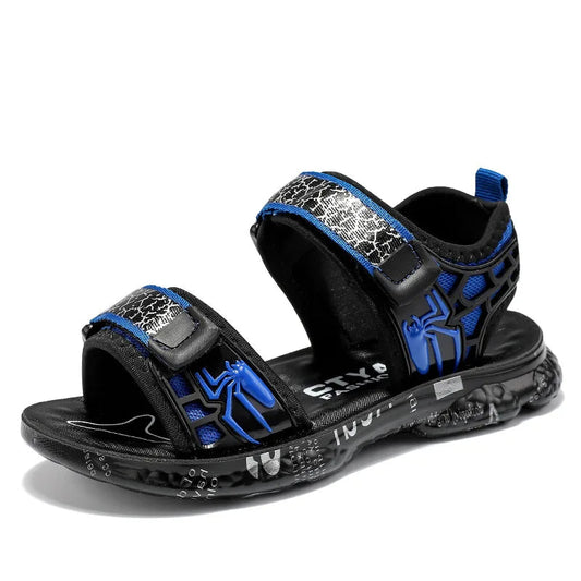 Spiderman Patterned Hook And Loop Sandal