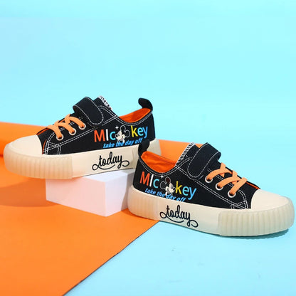 Mickey Mouse geborduurde casual sportschoenen