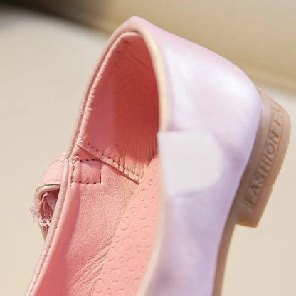 Prinses Elsa Anna Parelmoer Latex Schoenen