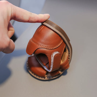 Retro-stijl antislip sandalen voor kinderen met uitgesneden randen