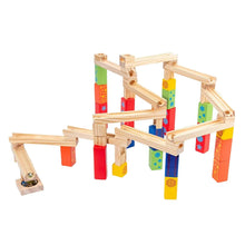 BuildBrilliant - Holz-Marmelbahn