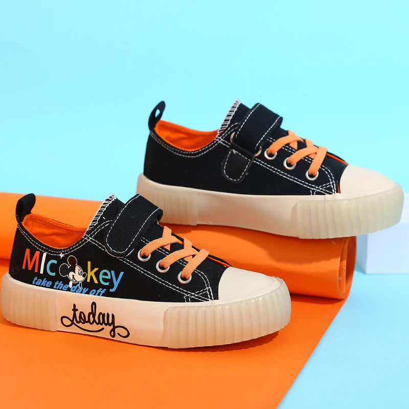 Mickey Mouse geborduurde casual sportschoenen