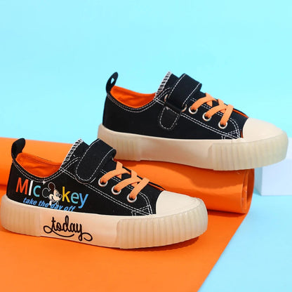 Mickey Mouse geborduurde casual sportschoenen