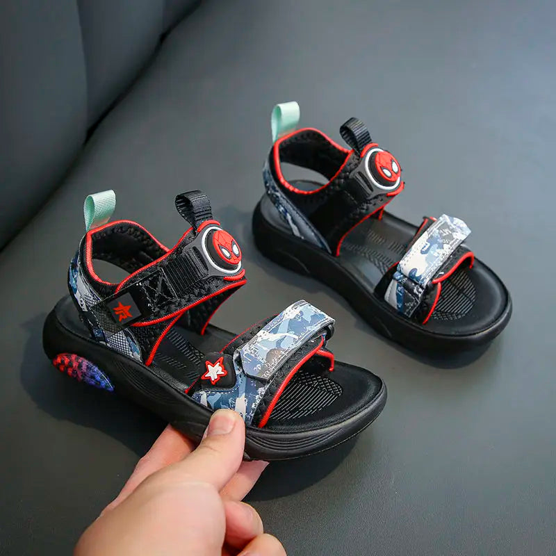 Spiderman Casual Open Peep Shoes