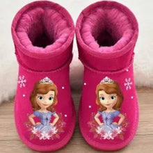 Buty zimowe z motywem Krainy Lodu Elsy