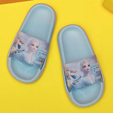 Płaskie, antypoślizgowe kapcie Frozen Elsa