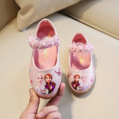 Prinses Elsa Anna Parelmoer Latex Schoenen