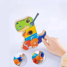 PlayCraft – Dinosaurier-Schraubbrett für Kinder ab 3+ – Fördert Feinmotorik