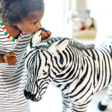 Zebra Lifelike Plush Stuffed Animal