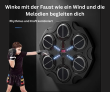 BeatBoxer - Montierte Musikboxmaschine mit Handschuhen