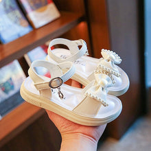 Meisjes parel strik prinses sandalen