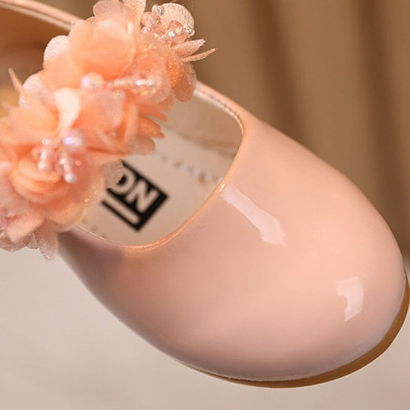 Meisjes parelbloem kant prinses antislip sandalen