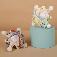 GrippyGiggle – Silikon Sensorischer Stern Beißspielzeug & Rassel für Babys 5–15 Monate