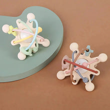 GrippyGiggle – Silikon Sensorischer Stern Beißspielzeug & Rassel für Babys 5–15 Monate
